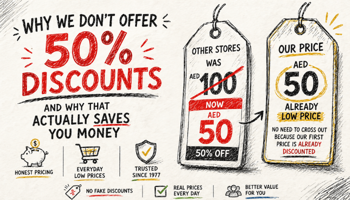 The Truth About Discounts | Real Prices UAE | Al Kabayel - Al Kabayel Discount Centre
