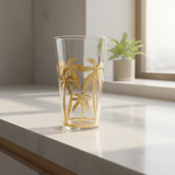 AHT Gold Palm Tree Design Acrylic Tumbler - 450ml