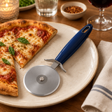 Plastic and Stainless Steel Pizza Cutter - 20cm