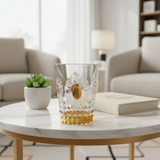 Gold Embossed Design Acrylic Tumbler - 400ml