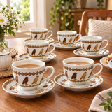 Hamid 6-Piece Tea Cup Set - 200ml