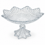 MEW Clear Glass Footed Fruit Bowl - 30×18cm