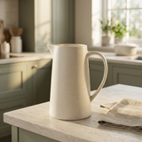 Ceramic Jug with Handle Cream - 500ml
