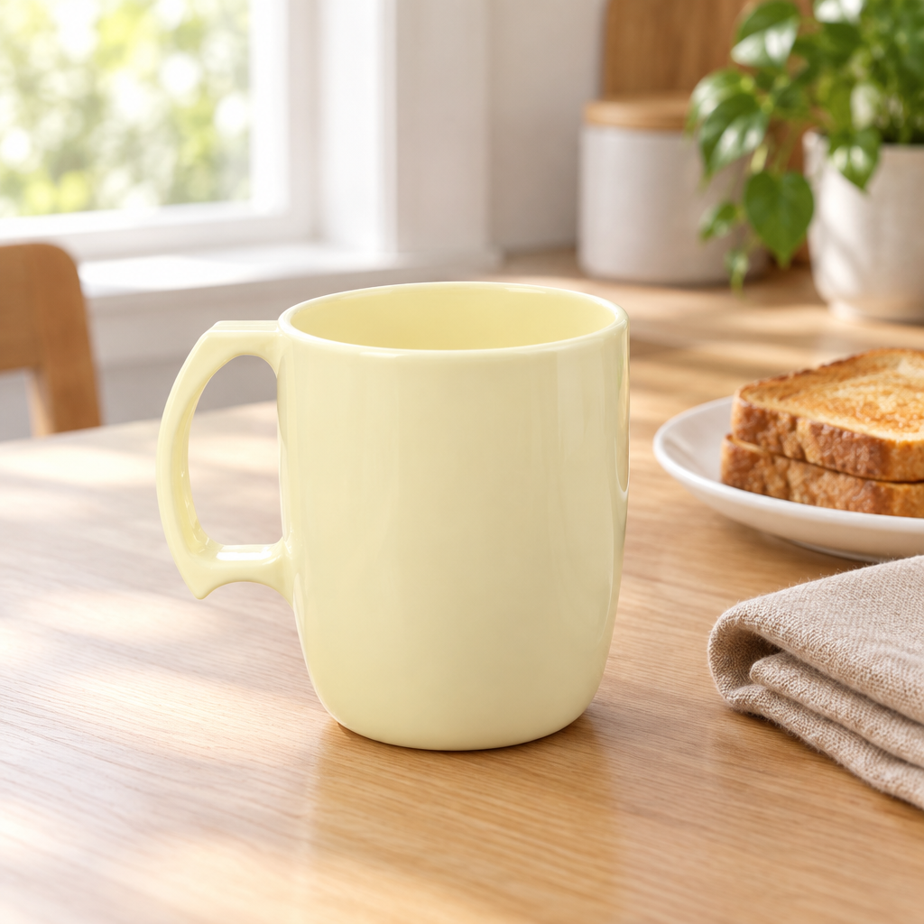 Royalford Melamine Mug Cream - 300ml