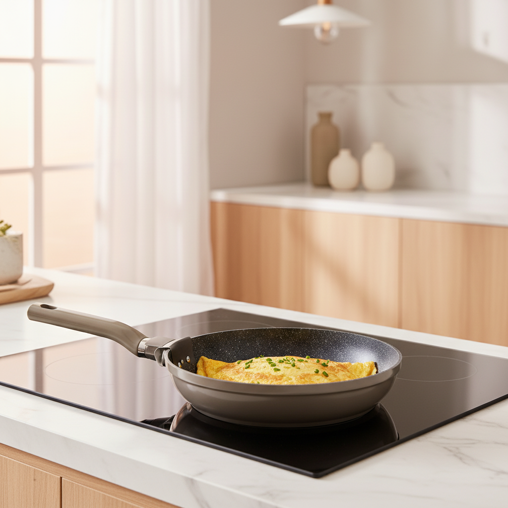 Royalford Ronyx Die-Cast Fry Pan Grey - 20cm