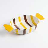 Ceramic Bowl with Two Handles - 17×12cm