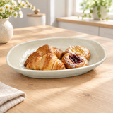 Elite Melamine Oval Plate Cream - 8 Inch