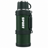Stainless Steel Vacuum Flask with Carry Handle Dark Green – 4 Litres
