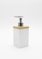 AKDC Plastic Liquid Soap Dispenser – Classic White Minimalist Style, Durable & Easy to Refill