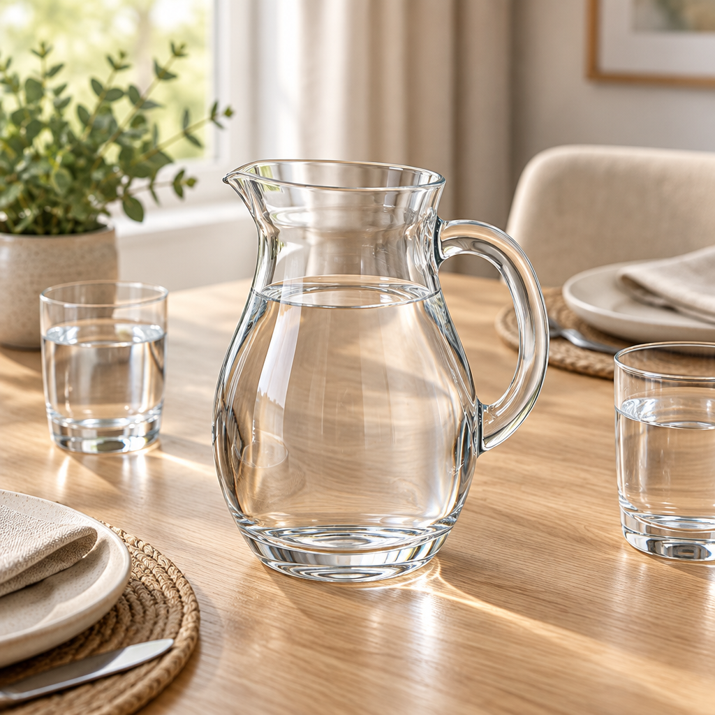 Pasabahce Glass Carafe with Handle – 500 ml