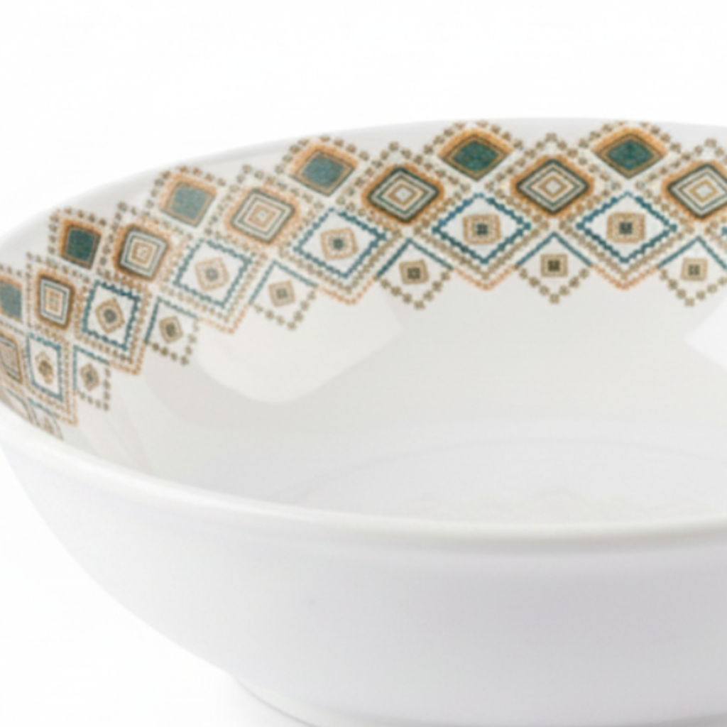Henlee Melamine Soup Bowl White -  8.5 Inch