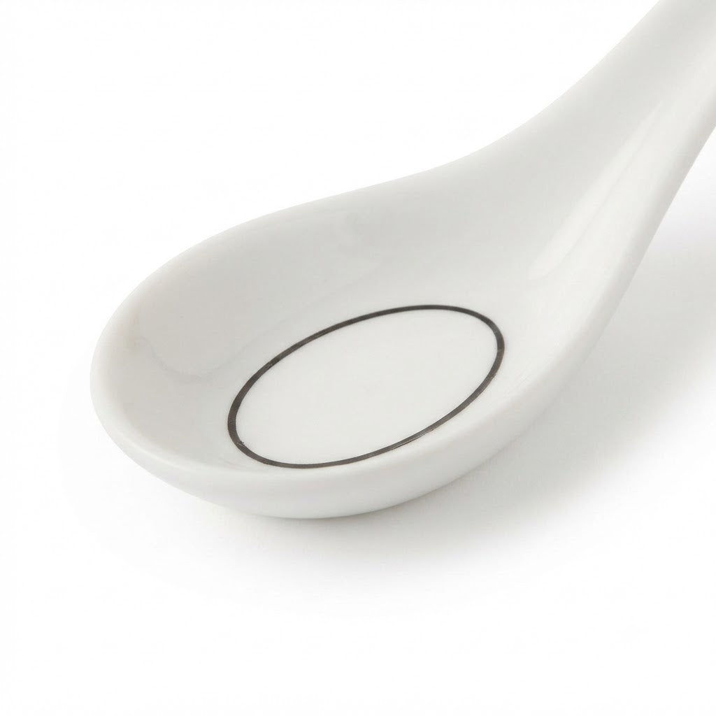 4Ever Melamine Spoon – White – 13 cm