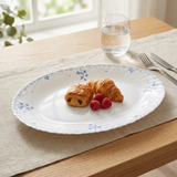 Royalford Ceramic Oval Serving Plate - 14 Inch