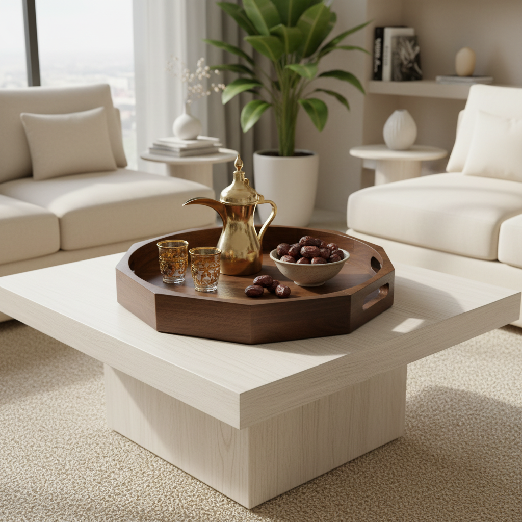 Luhpar Wooden Serving Tray - 38cm