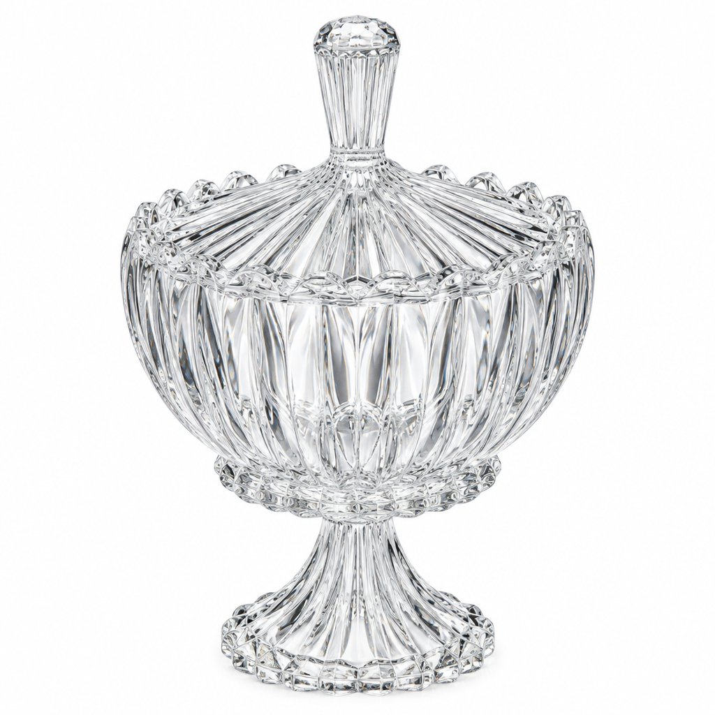 MEW Glass Footed Candy Bowl – 17x14cm
