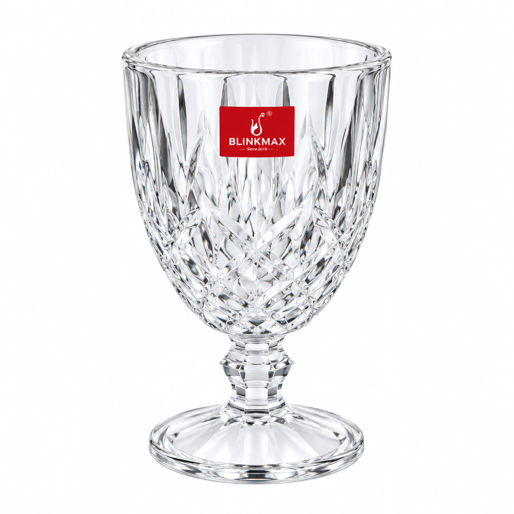Blinkmax Crystal-Cut Glass Tumbler – 222ml