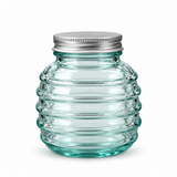 Calipso Glass Jar with Silver Lid – 330ml