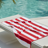 BTC Bath Towel Red & White Stripes - 70×140cm