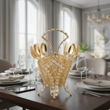 Future Star Ornate Metal Cutlery Holder - 30cm
