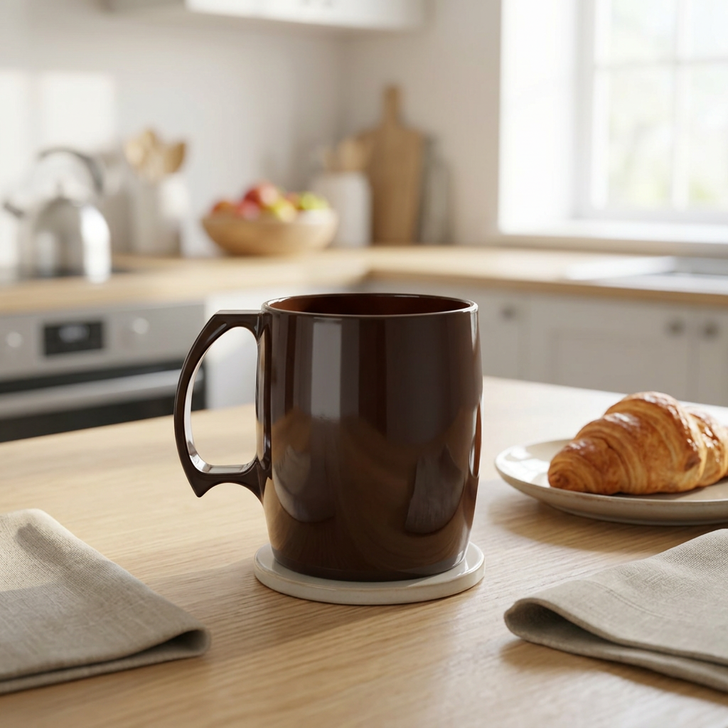 Royalford Melamine Mug Brown - 300ml