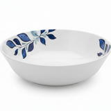 Henlee White & Blue Melamine Soup Bowl - 8.5 Inch