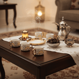 12PCS Luxury Ceramic Cup & Saucer Set – 6 Cups & 6 Saucers | Gold Floral Design - Al Kabayel Discount Centre12PCS Luxury Ceramic Cup & Saucer Set – 6 Cups & 6 Saucers | Gold Floral DesignTea SetsAKDCAl Kabayel Discount Centre