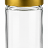Nautilus Glass Jar with Gold Lid - 220ml
