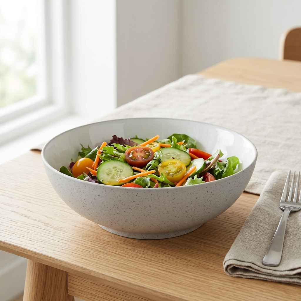 Ceramic Bowl Light Grey - 21cm