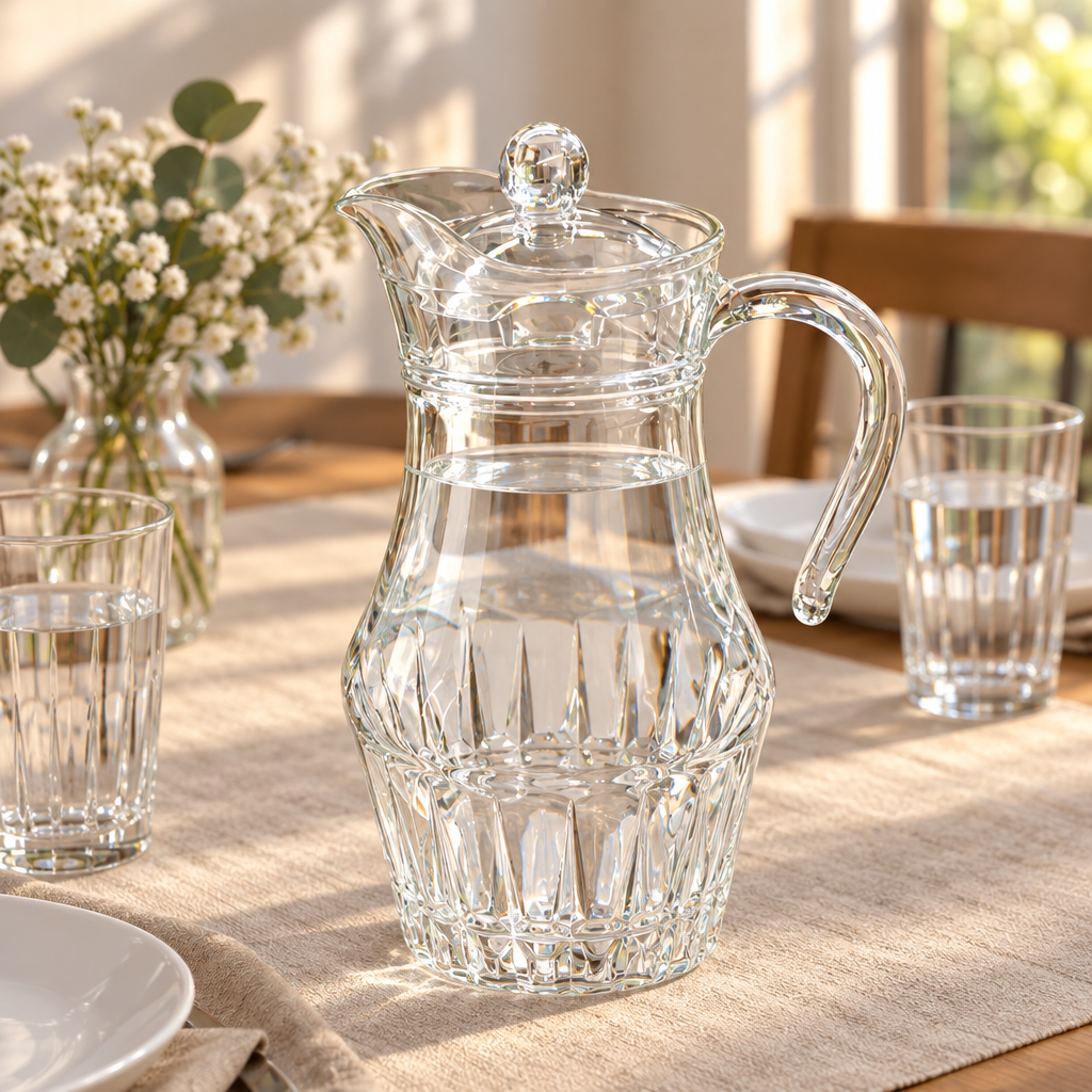 Luminarc Glass Jug with Lid - 1.8 Litre