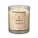 Sakha Vanilla Scented Candle in Glass Jar - 11×9cm