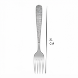 Stainless Steel Fork Set of 6 - 21cm Silver