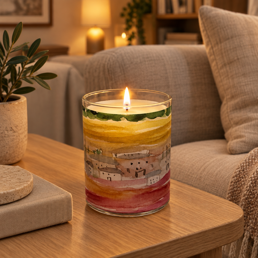 Home Fragrance Camellia Longjing Scented Candle - 7oz