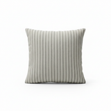 Striped Cushion Light Grey & Cream - 40cm