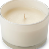 شمعة معطرة في وعاء زجاجي كريمي – 9 سم