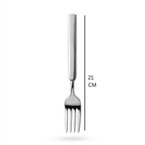 Stainless Steel Fork Set of 6 - 21cm Silver