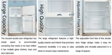 Sonashi Double Door 82L Refrigerator SFD-105