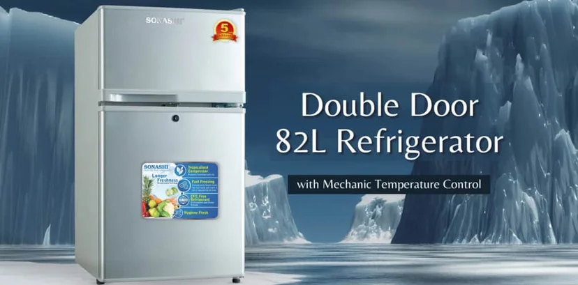 Sonashi Double Door 82L Refrigerator SFD-105