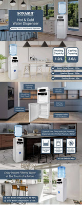 Sonashi Free Standing Water Dispenser SWD-43N