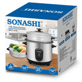 Sonashi Rice Cooker, 1.8 Ltr, SRC-418