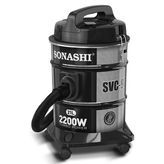 Sonashi 21L Drum Vacuum Cleaner SVC-9008D-Black