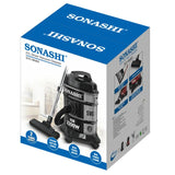Sonashi 21L Drum Vacuum Cleaner SVC-9008D-Black