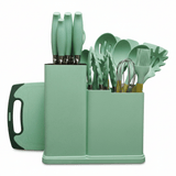 19-Piece Silicone Kitchenware Set – Knives, Utensils & Chopping Board (Assorted Colors) - Al Kabayel Discount Centre19-Piece Silicone Kitchenware Set – Knives, Utensils & Chopping Board (Assorted Colors)Kitchen Utensils & GadgetsAKDCAl Kabayel Discount Centre