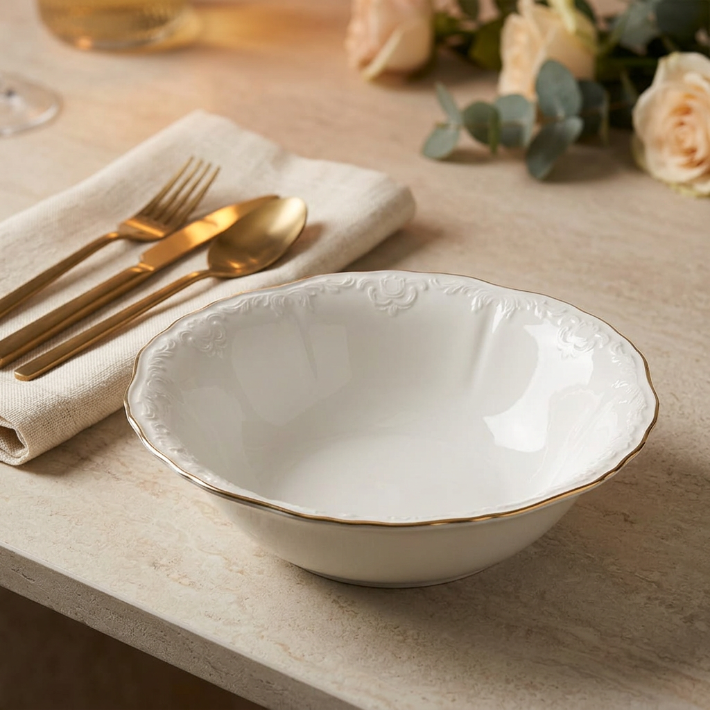 Luhpar Imperia Porcelain Bowl – 6.25 Inch