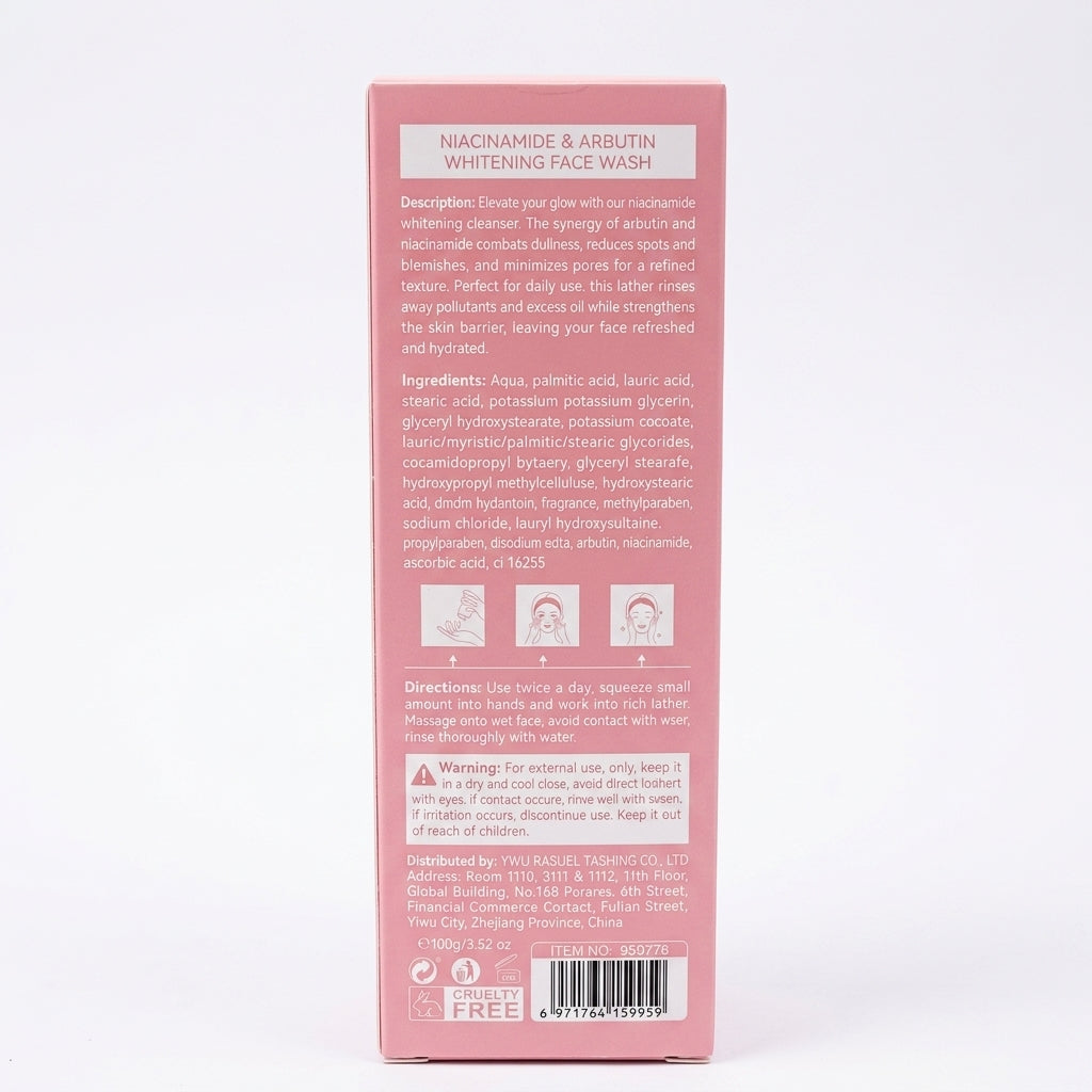 Estelin Niacinamide & Ariplex Whitening Face Wash 80g
