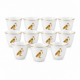 Germax Ceramic 12 Pcs Cawa Cup Set - 80ml