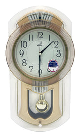 REGENCY Luxury Analog Modern Design Wall Pendulum Clock with Melody 50cm*25cm, RW6126