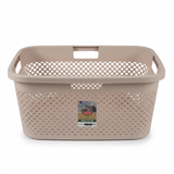 Curver Plastic Storage Basket Dusty Pink - 60×40cm