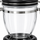 Acrylic and Wooden Canister with Clip Lid - 500ml
