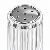 Acrylic Salt & Pepper Shaker with Silver Top – 8cm