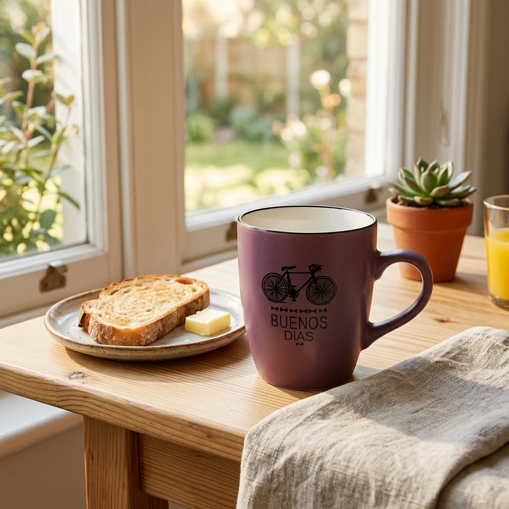 Royalford Ceramic Mug Purple  - 380ml
